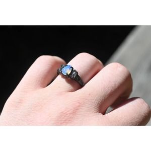 Opal engagement rings for women or men size 3 4 5 6 7 8 9 10 11 12 13